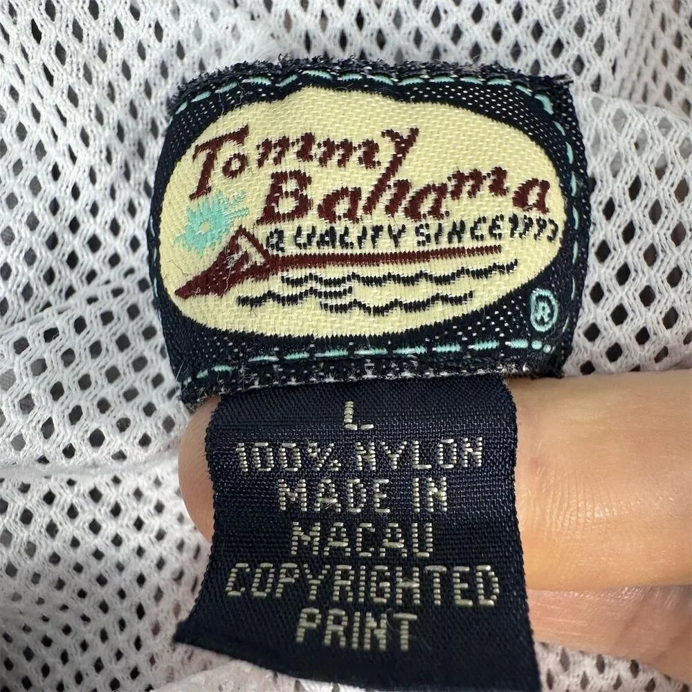 Tommy Bahama Men's Swim Trunks Size Large  Cocktail Print Tropical Shorts